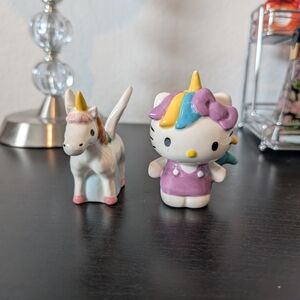 Hello Kitty Unicorn Salt and Pepper Shakers - Multicolor